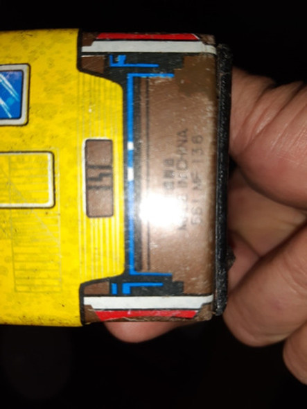 Juguete Tren De Chapa Locomotota A Friccion 24 Cns 1