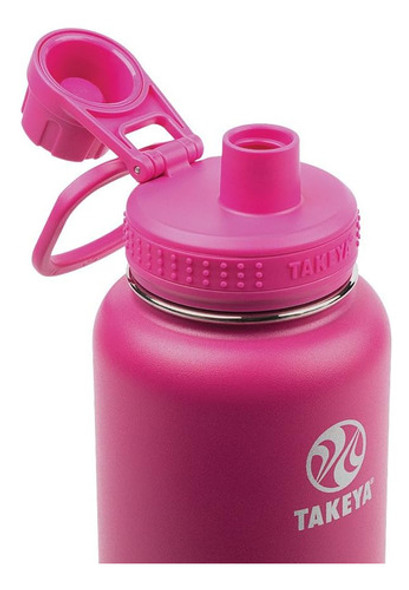 Takeya Actives Botella Agua Acero Inoxidable 32oz Fucsia 1
