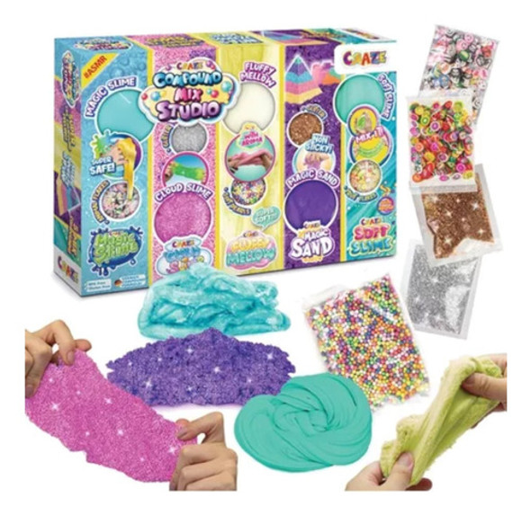 Slime Masa Arena Magica 5in1 Craze Compound Mix Studio 34248 0 Slime Masa Arena Magica 5in1 Craze Compound Mix Studio 34248 0