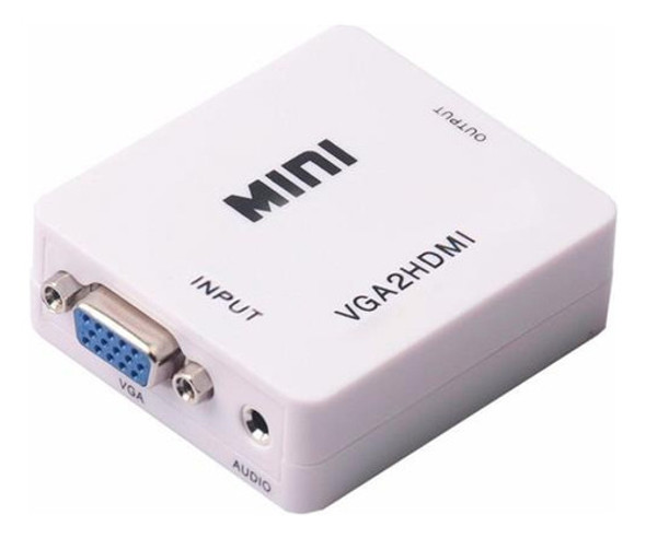 Conversor Vga A Hdmi Hd 1080p Adaptador Con Audio Tucuman 0