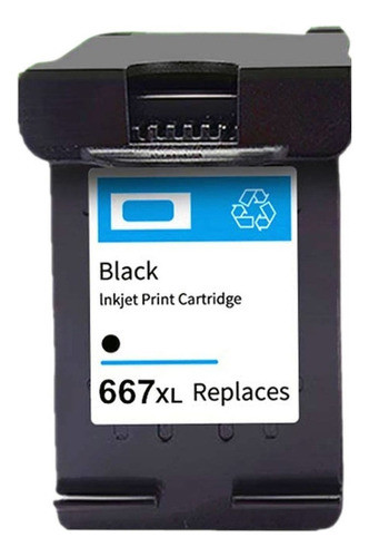 Pack Cartucho Compatible Con Hp 667 Xl Hp 2375 2775 2776 1