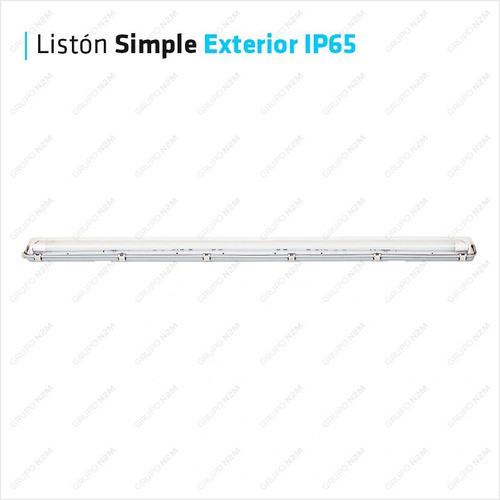 Liston Estanco Led Simple 18w 126 Cm Luminaria Exterior 1