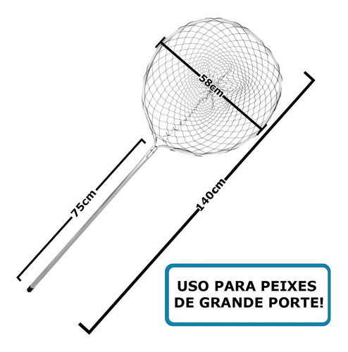 Passagua Reforçado Aro 65 X 58 X 1,40 Mts Malha 35mm Fabrica 1