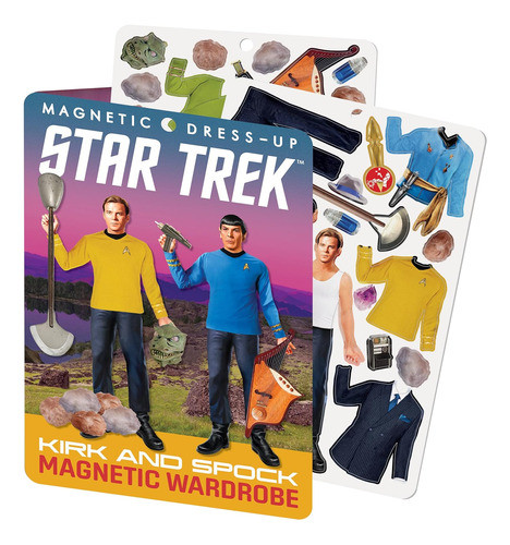 Vestir Magnético Kirk Y Spock De Star Trek, Figuras De 7 Cm 0