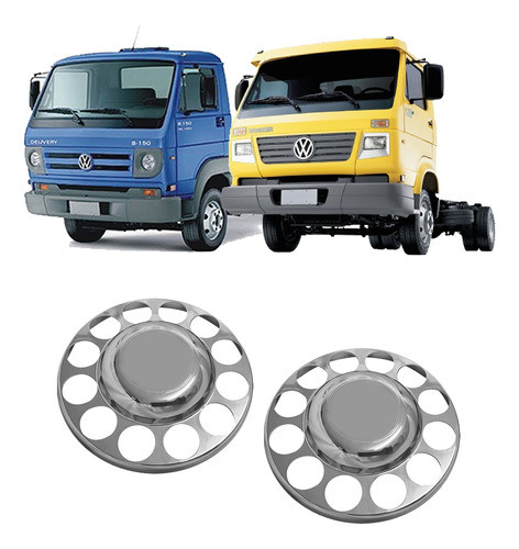 Par Sobre Tampa Cubo Tração Vw Worker Delivery 3/4 Todos 0