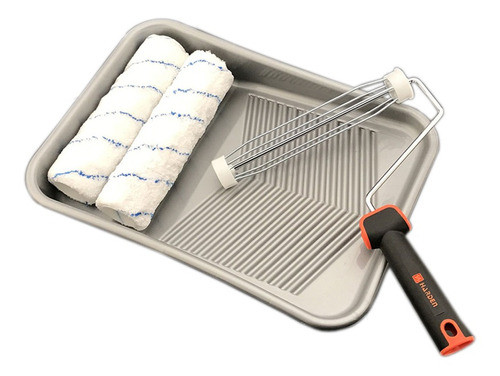 Kit Rodillo Antigota De 22cm Con Bandeja 4 Pzas Pro Harden + 0