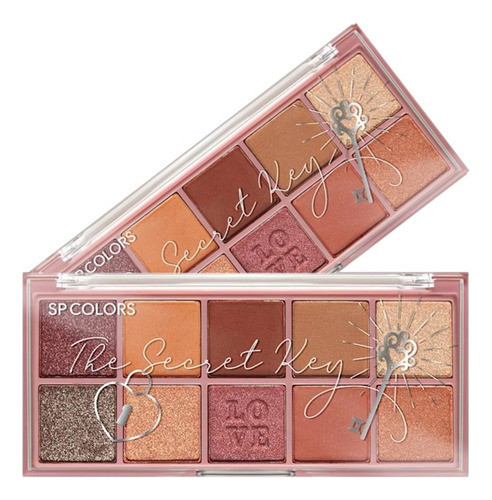 6 Paleta De Sombras Secret Key Sp304 A E B Sp Colors Ataca S 1