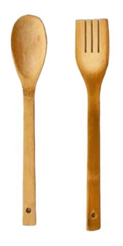 Utensilios De Cocina De Madera 2 Piezas Multiuso Premium 0