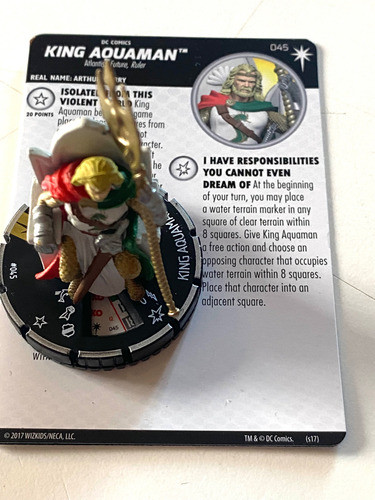 Heroclix Figura King Aquaman #045 Dc Batman 15th Elseworlds 1