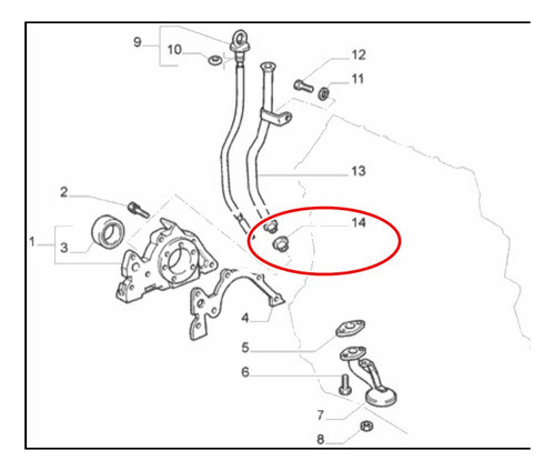 Goma De Varilla Aceite 1.7 Diesel 1