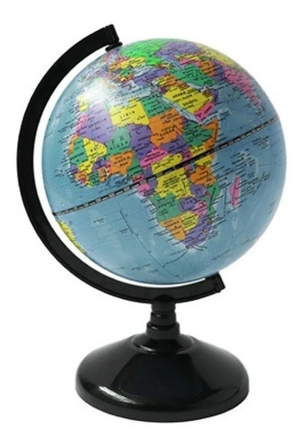 Globo Terraqueo 14 Cm Mapa Politico Base Plastico Local 0