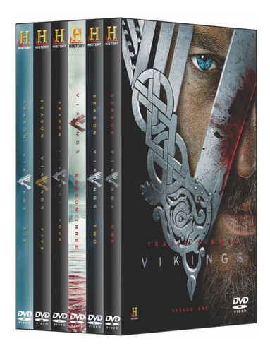 Box Vikings 1ª Á 6ª Temporada Completa E Dublada - 21 Discos 1