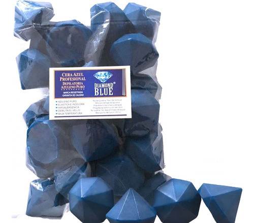Diamantes De Cera Azul Elástica-depilación Indolora X 600grs 0