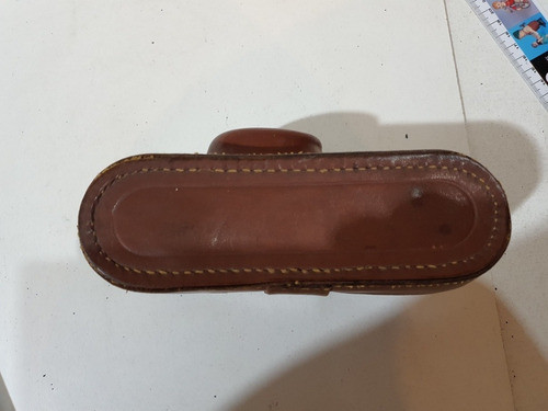 Antigua Camara Estuche Original De Cuero Para Argus-cod.120 1