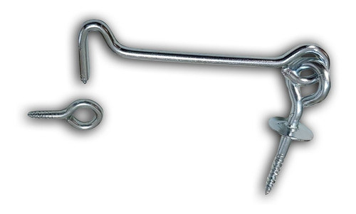 25 Retenes Ventana Postigon Gancho Contraviento Galv. 5x70mm 0
