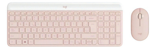 Logitech Kit Mk470 Teclado Y Mouse Slim Wireless 920-009266 Color Del Teclado Rosa Color Del Mouse Rosa 0