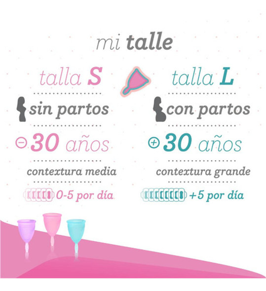 Copa Menstrual Pink Lady Rosa S 1
