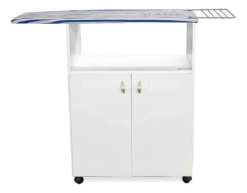 Centro Planchado Funcional C/ruedas Blanco Stock Inmediato 1