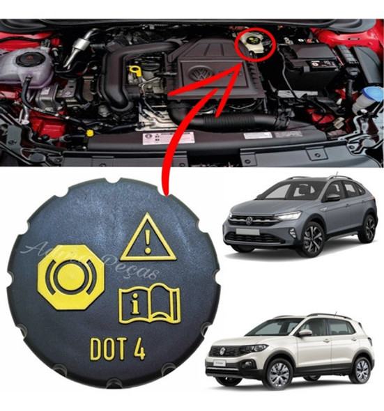 Tampa Reservatório De Óleo Freio T-cross Nivus 2020 A 2023 0