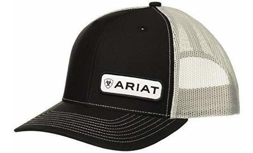 Ariat Parche De Malla Para Hombre, Talla Unica, Color Negro 0