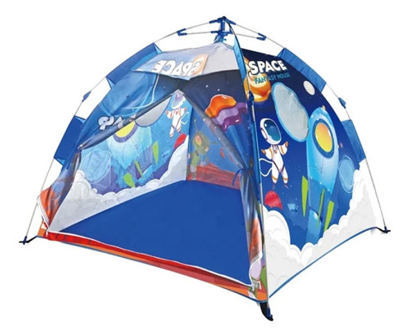 Carpa Infantil Estilo Espacio Con Cierre 130x120 Ltf Shop 0