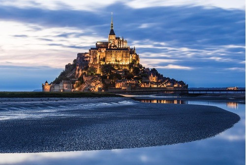 Puzzle Tomax Rompecabezas Monte Saint Michel Francia 1000 P 1