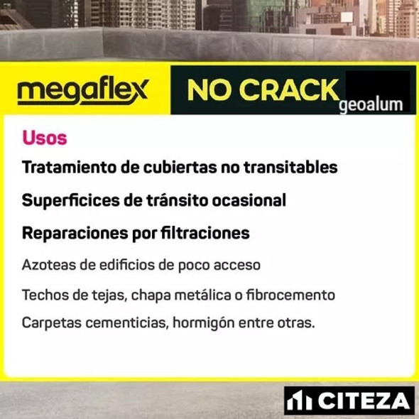 Membrana Megaflex Gealum 4mm 47kg No Crack Geo 1