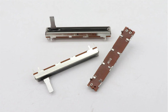 Potenciômetro Deslizante Linear B10k (b103) 60mm Com Knob 1