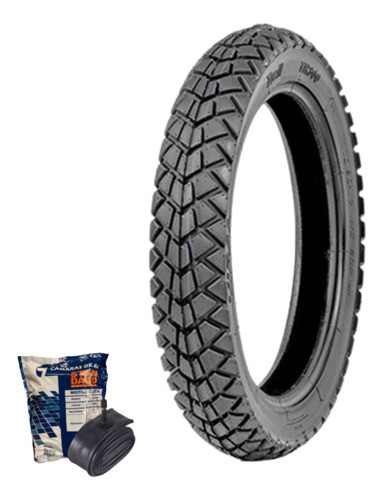 Combo Pneu Vipal 80/90-21 (d) Tr300+ Camara Mg21 Gulfair 0