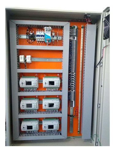 Canaleta P/ Painel Elétrico Fios 30x50mm Rec Aberto Cinza 1