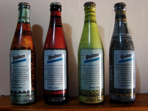 Set Botellas Quilmes Edicion Artesanias Argentinas Completas 1