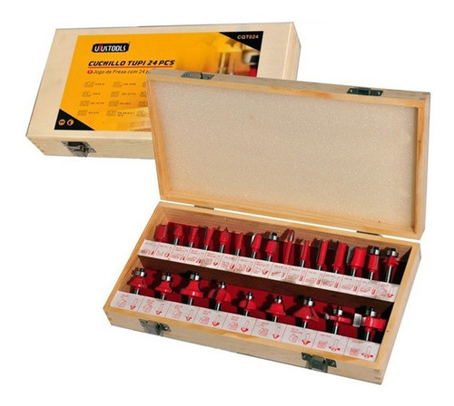 Fresas Para Madera 24 Piezas Uyustools Cqt024 0