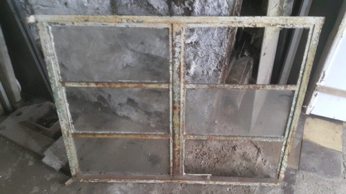 Ventana Hierro 1 Metro X 80cm Alto Le Faltan Vidrios 0
