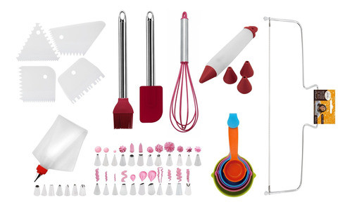 Kit 42 Peças Bicos Raspadores Nivelador E Utensílios 0