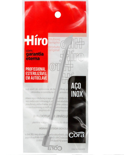 Cora Híro Inox Espátula Dupla Para Cutículas 0