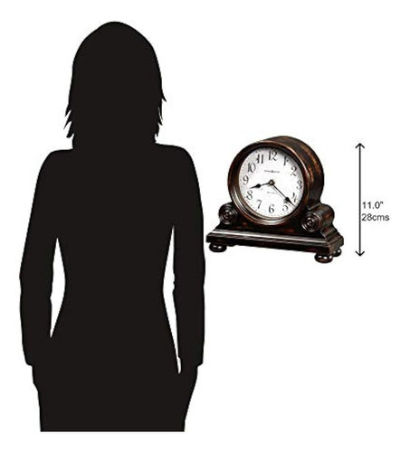 Howard Miller Mccammon Mantel Clock 547-731 Vintage Worn Bal 1