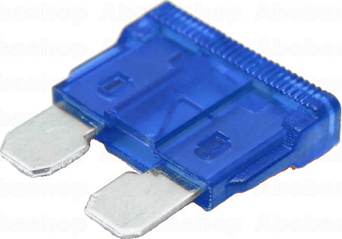 Pack 40x Fusible Tipo Automotor 15a Automotriz Azul Celest-p 0