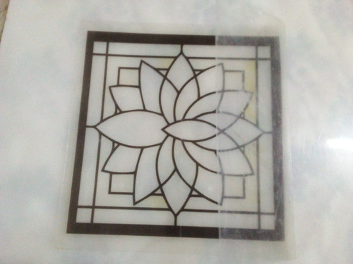 Lamina Tipo Mandala Vitral 1