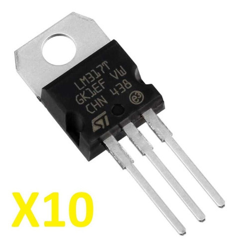 Pack X10 Regulador Tension Lm317 1.2v A 37v 1.5a Lm317t Hobb 1