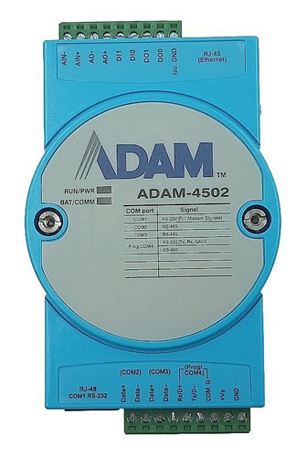 Módulo De Ethernet Adam-4502-ae Rj48 Com1 Rs-232 0