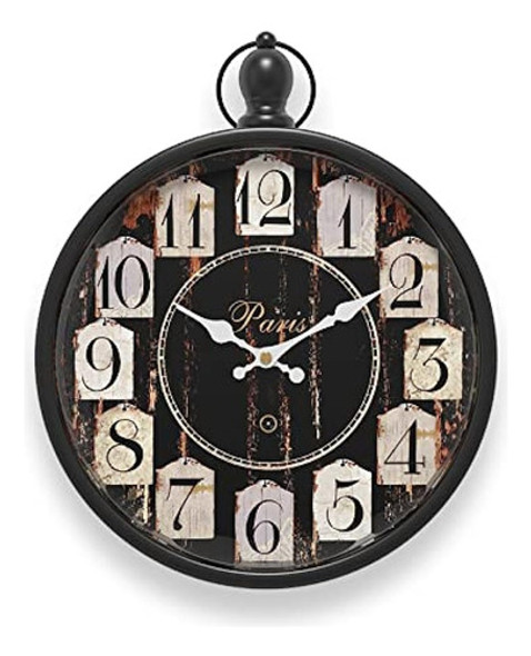 Reloj De Pared Retro Europeo Menterry. Antiguo Diseño Antigu 0