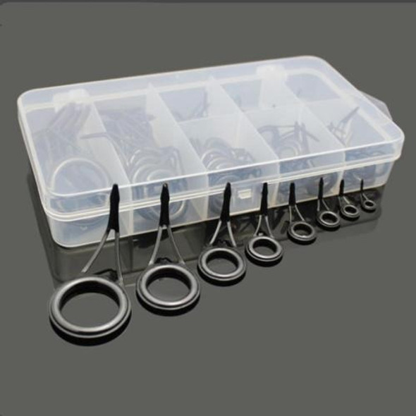 75pcs Caña Guía Tip Reparación Kit Ojo Anillos De Marcos De 1