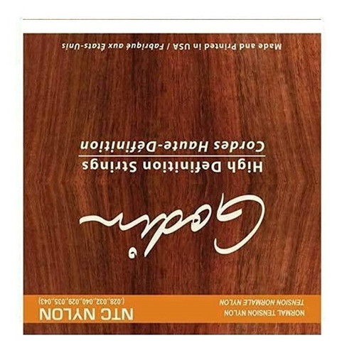 Encordado Clásica Tensión Media Godin 9350 - Origen: Usa 1