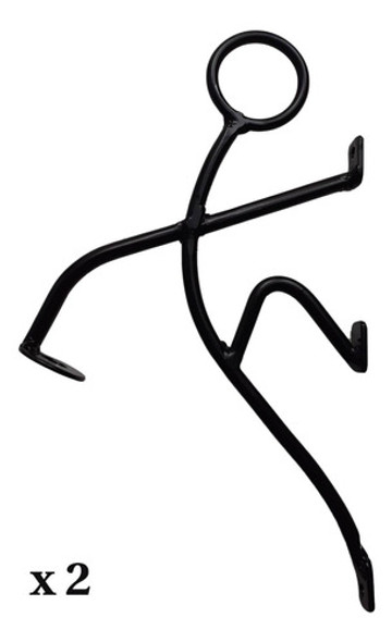 Soporte Chico Para Macetas Colgantes Hombrecito Escalador 0