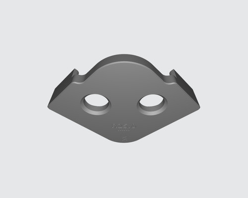 Plantilla Para Router Fresadora Tupi Esquina Radio 25mm 1