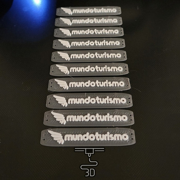 Etiquetas Personalizadas Marroquineria 3d Empresa X 50u 1
