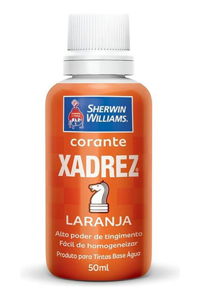 Corante Líquido Bisnaga 50ml Laranja - Xadrez 0