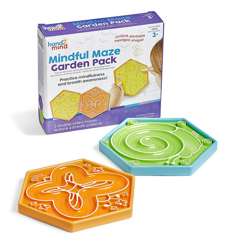 Hand2mind Mindful Maze Garden Pack, Laberinto De Dedos Para 0