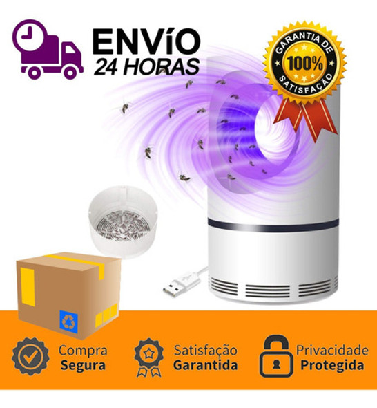 Mosquiteiro Elétrico Usb Led Repelente Armadilha Mata Mosqu 1