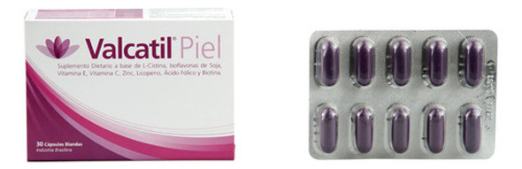 Tratamiento Valcatil Firmeza Pelo Uñas 30 Capsulas Blandas 0